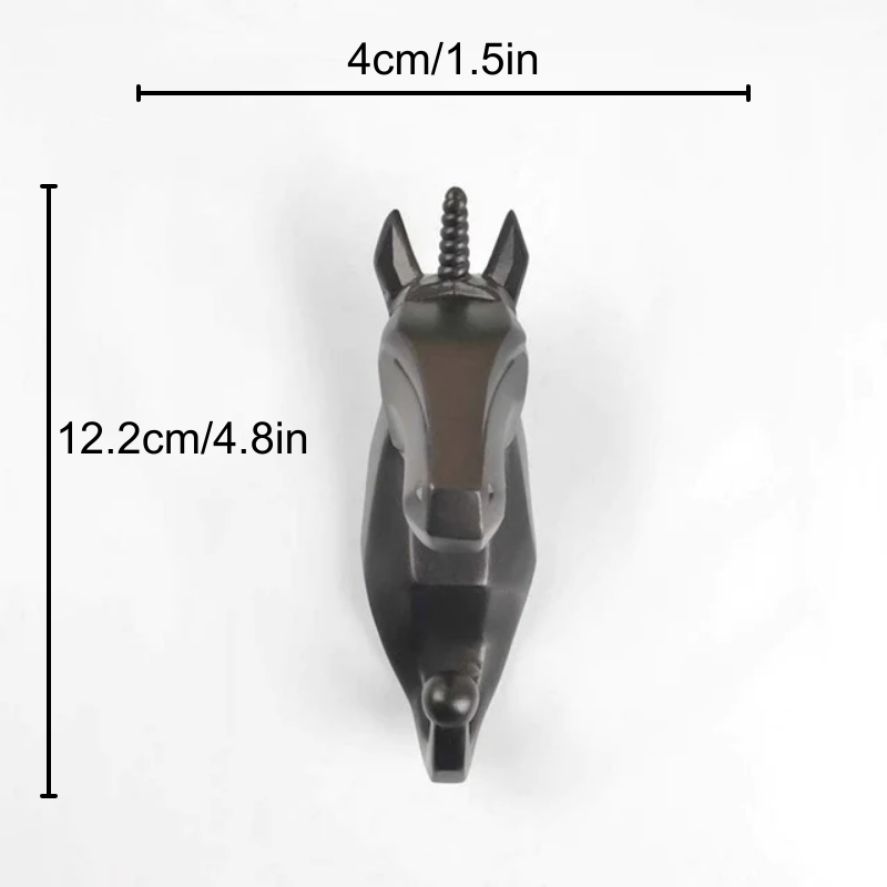 Oriental Animal Hooks Black Unicorn