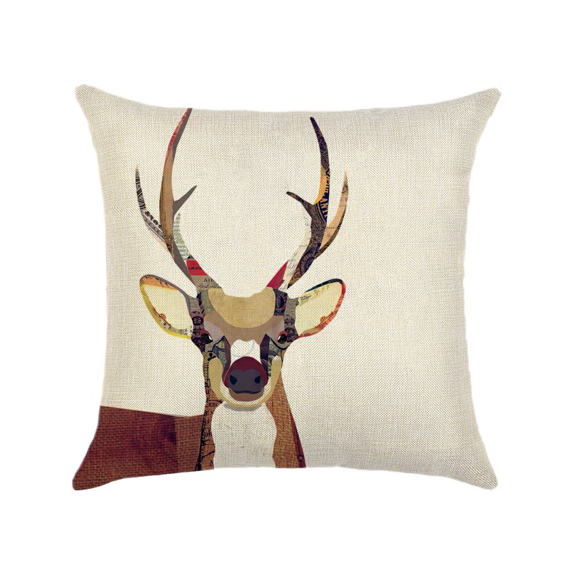Deer Cushion Covers Colorful Deer