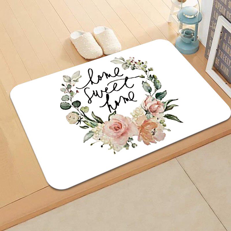 Spring Time Floor Mats Home Sweet Home