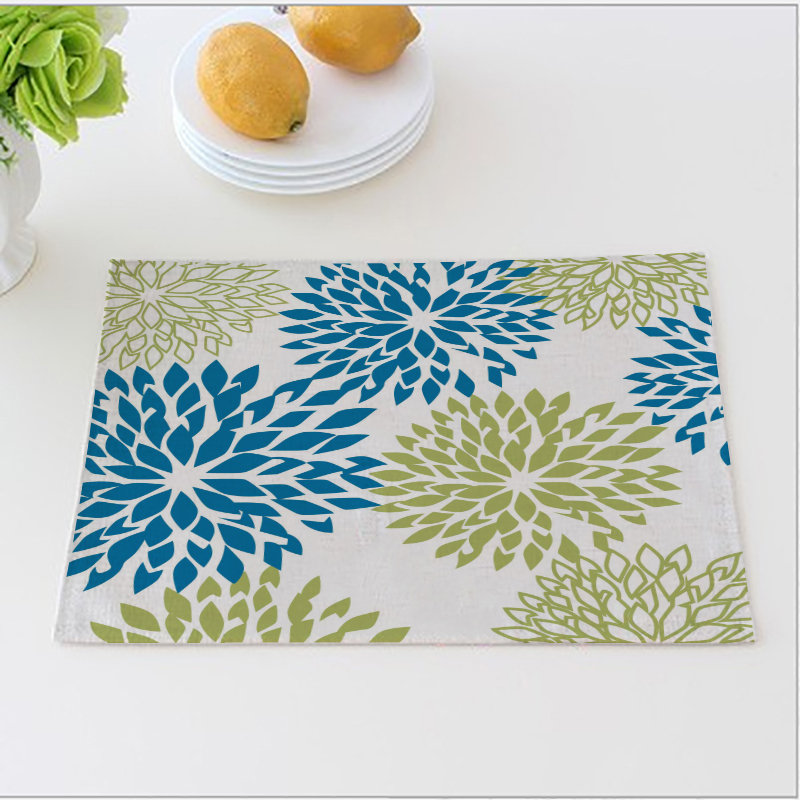 Floral Spring Dinner Mats Bloom