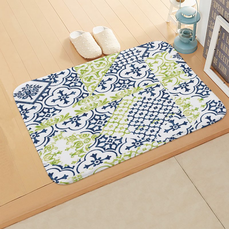 Floral Spring Floor Mats Vibrant