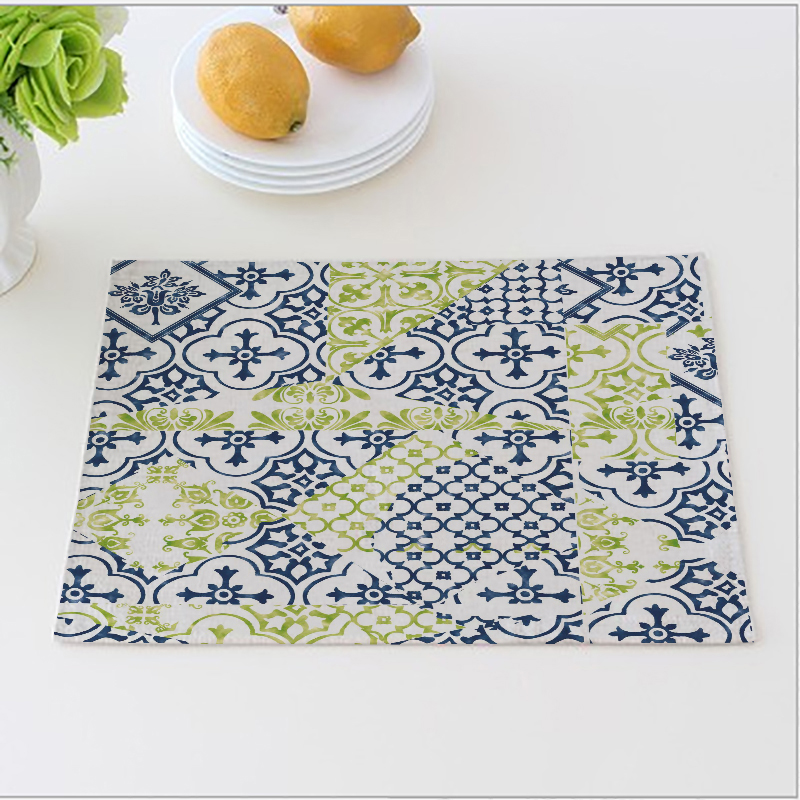 Floral Spring Dinner Mats Vibrant