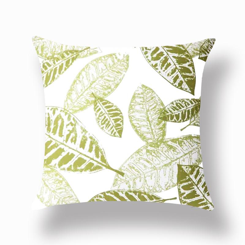 Floral Spring Cushion Covers Leaves