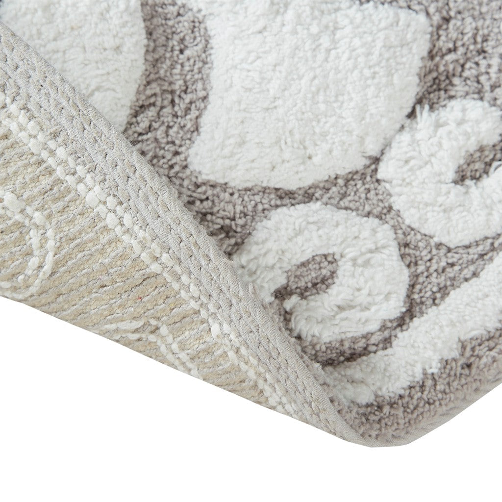 Casablanca Medallion Cotton Tufted Bath Rug