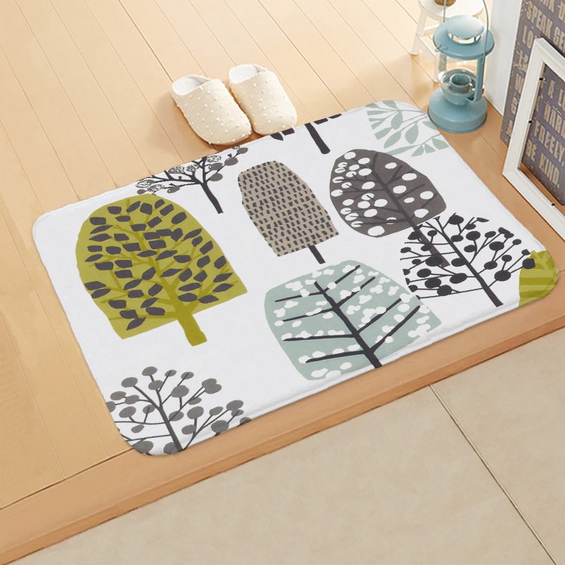 Nature Floor Mats Colorful Forrest