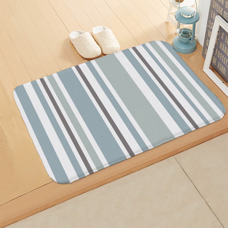 Scandinavian Floor Mats Vertical Lines