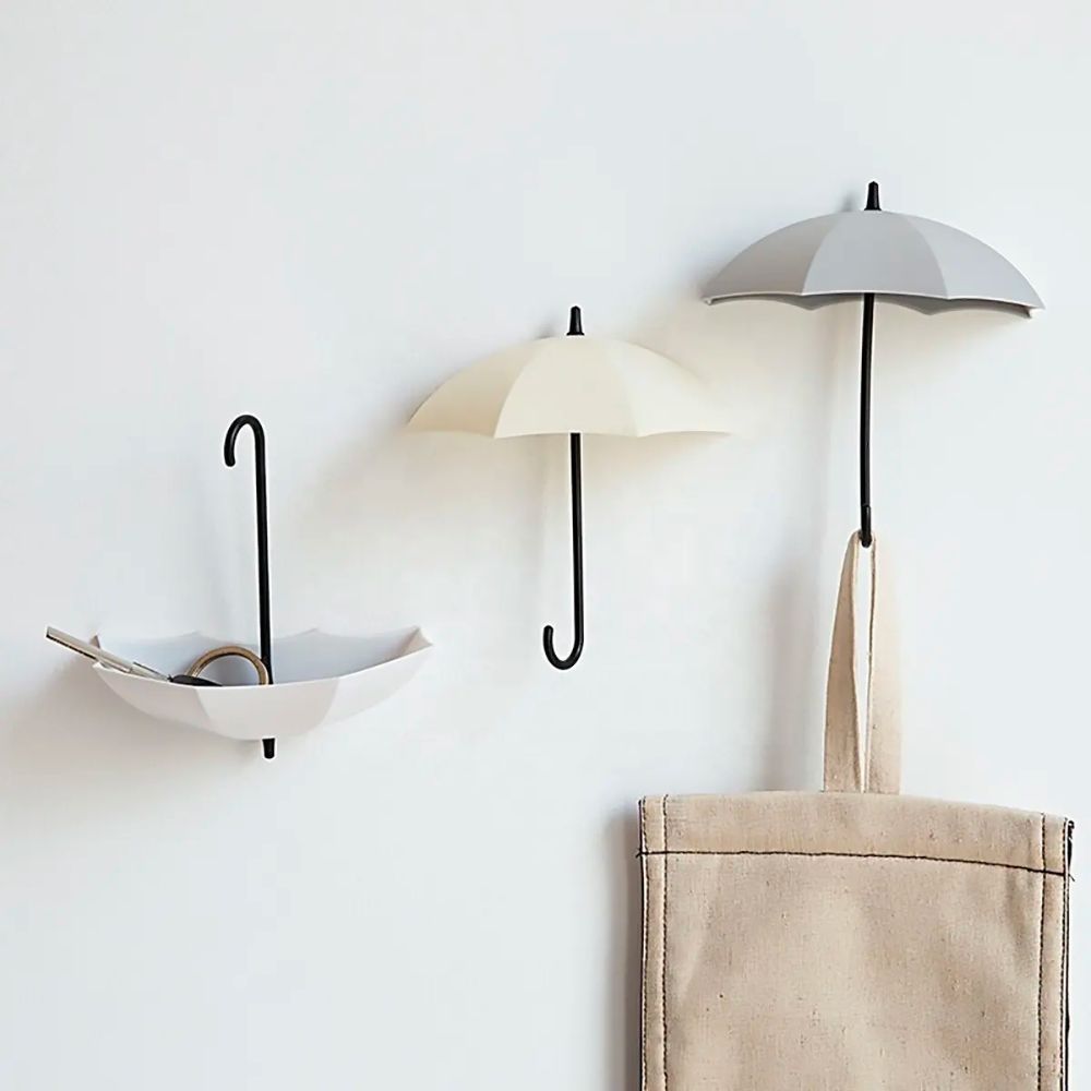 Umbrella Wall Hooks (3 Pcs) Neutral