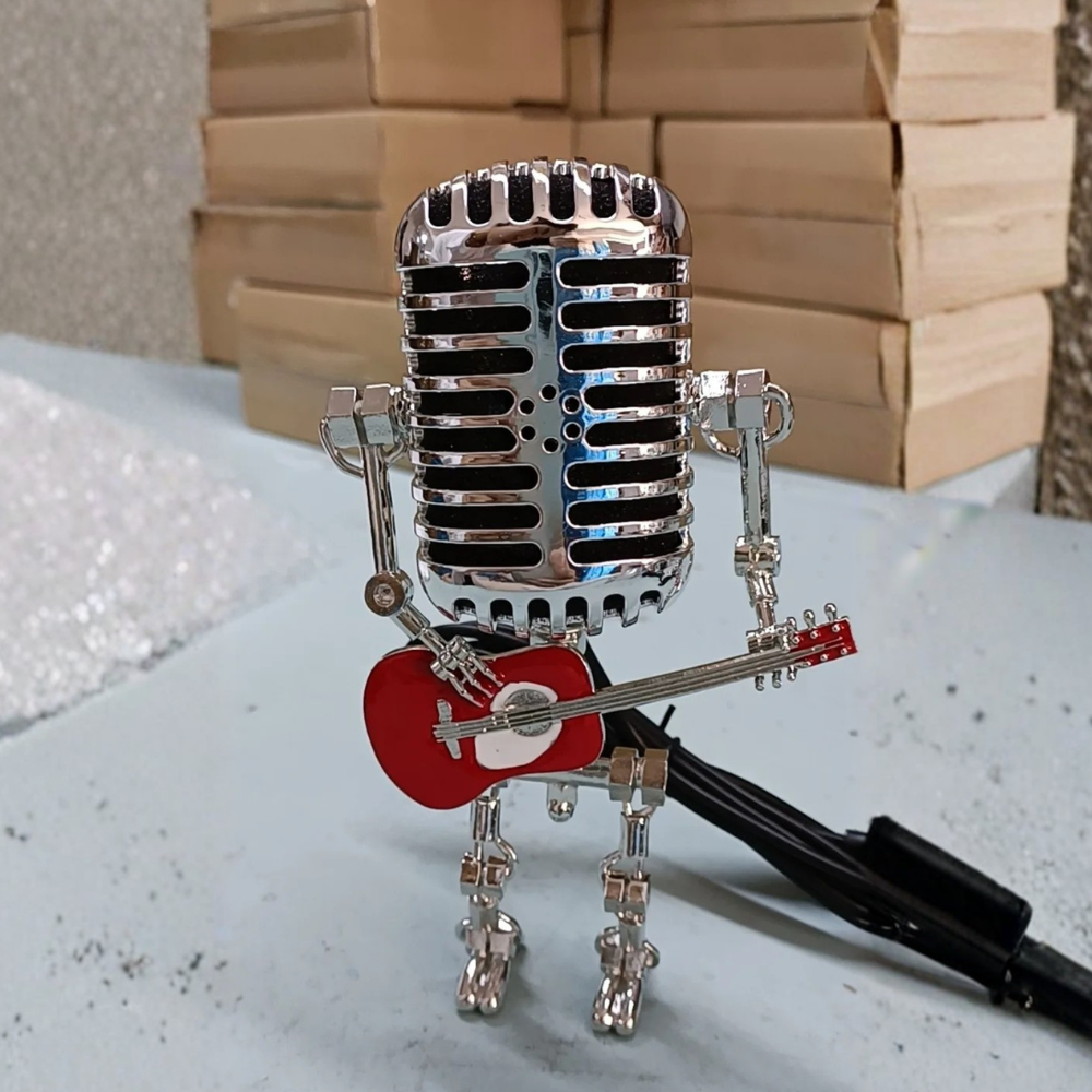 EchoGlow™ | Microphone Lamp Red