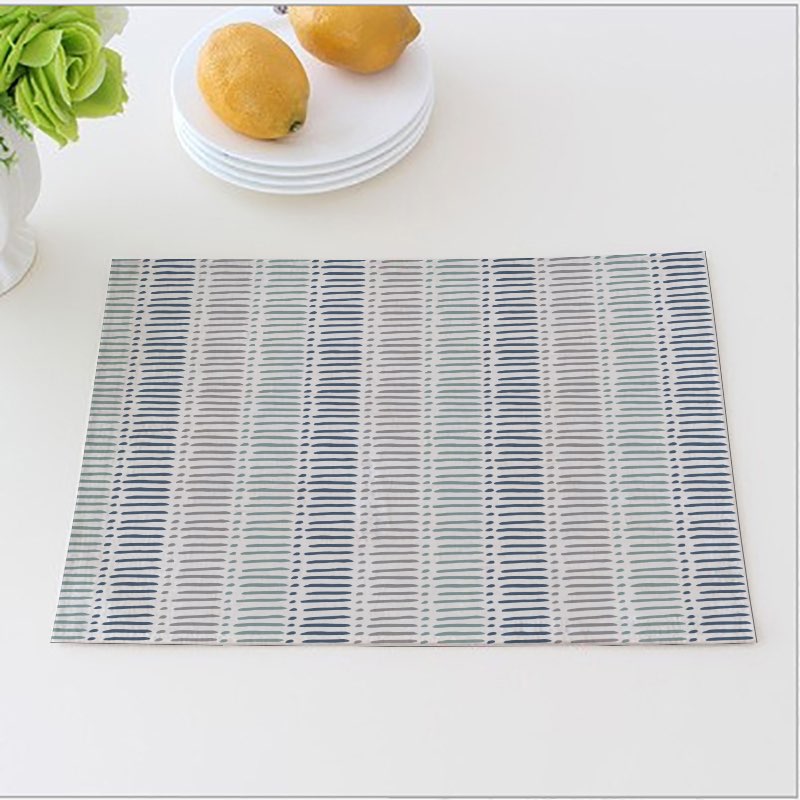 Fresh Dinner Mats Blue Symmetry