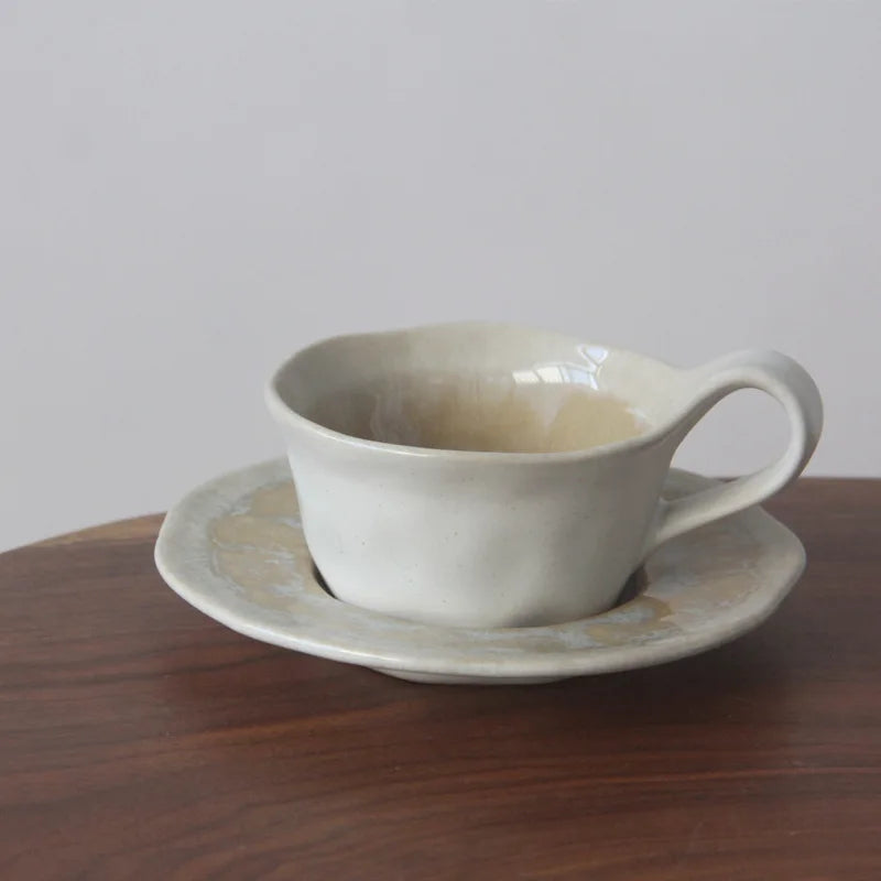 Artisan Glaze Espresso Cups Cream