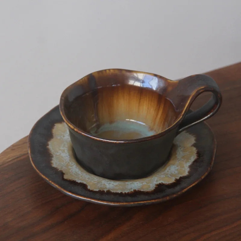 Artisan Glaze Espresso Cups Hazelnut