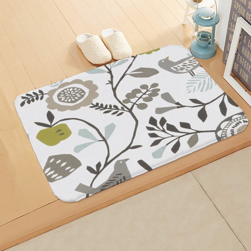 Nature Floor Mats Neutral Plants