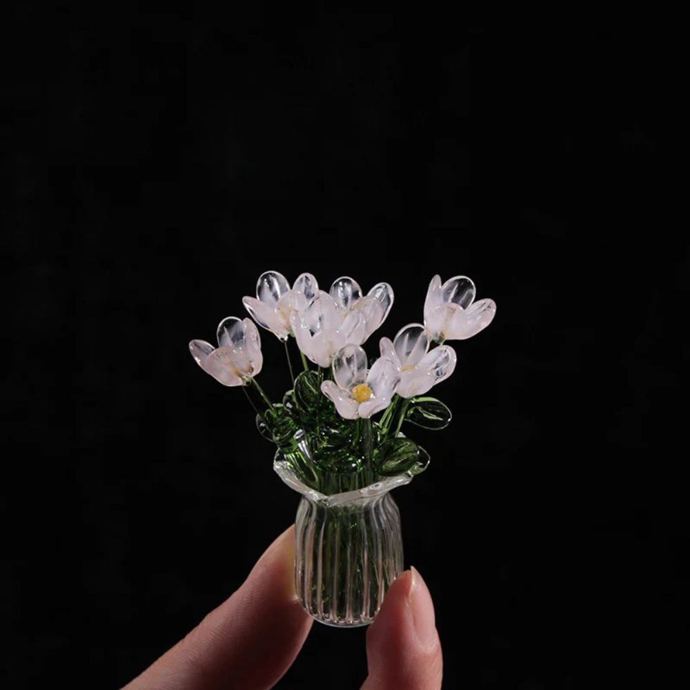 Glass Flower Bouquet