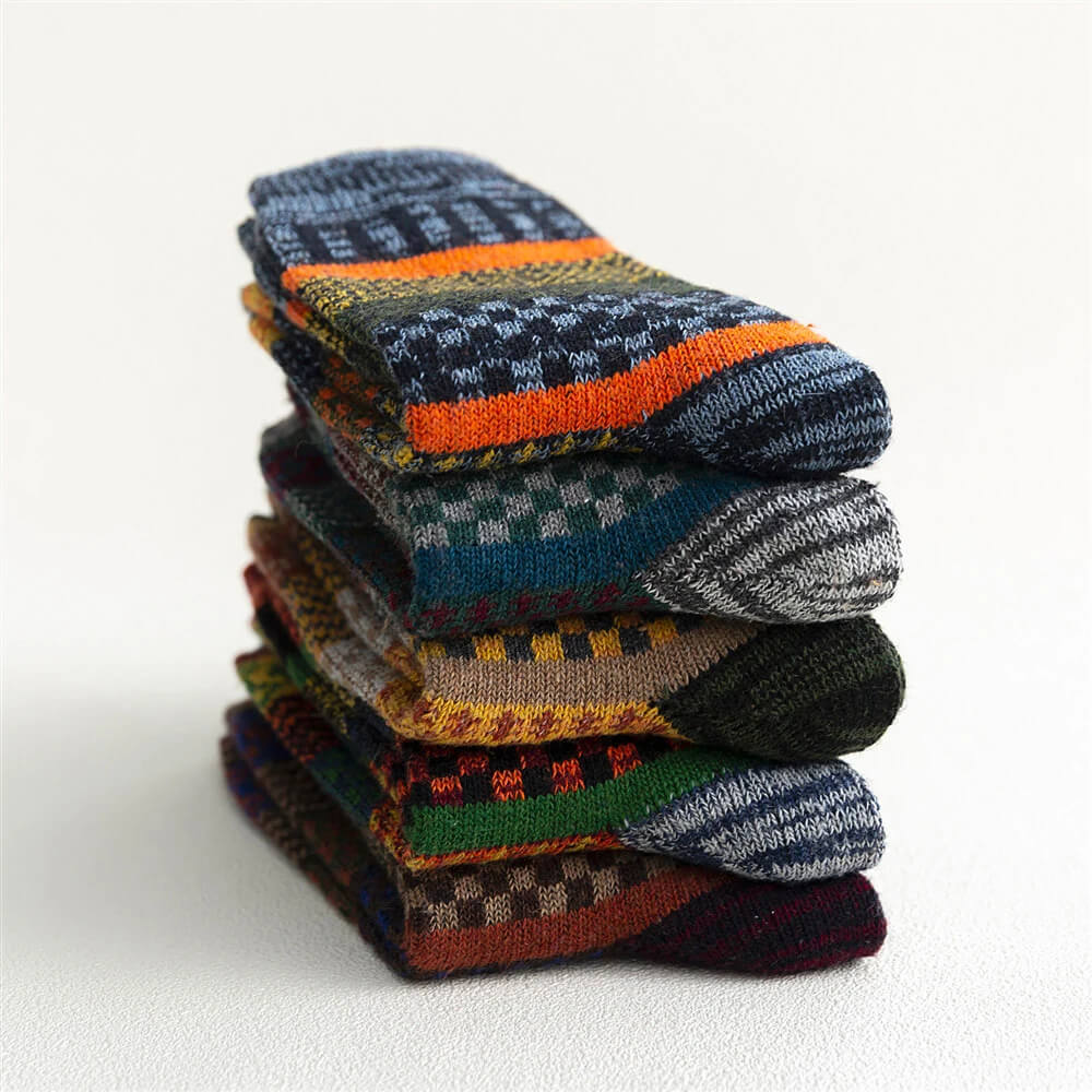 Men's Thermal Wool Socks 5-Pack Winter