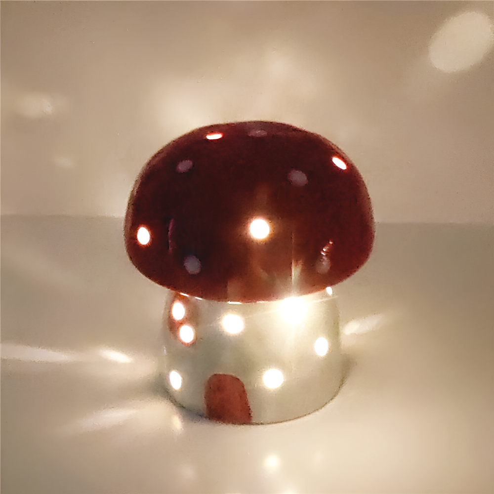 Ceramic Mushroom Night Light