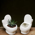 "FloraFlush" Toilet-shaped Planter