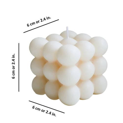 Chamomile Bubble Candles (3 Pcs) Default Title
