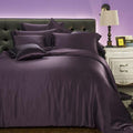 19 Momme Silk Duvet Cover Set - Purple