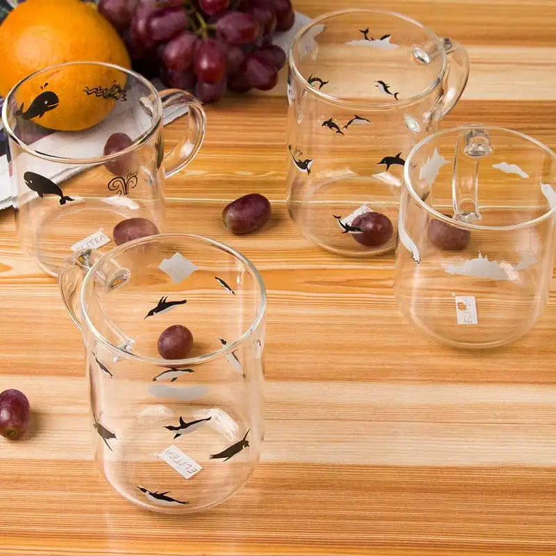 Arctic Charm Glass Mug