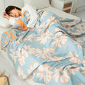 Kasumi Cotton Blanket - Reversible Daisy