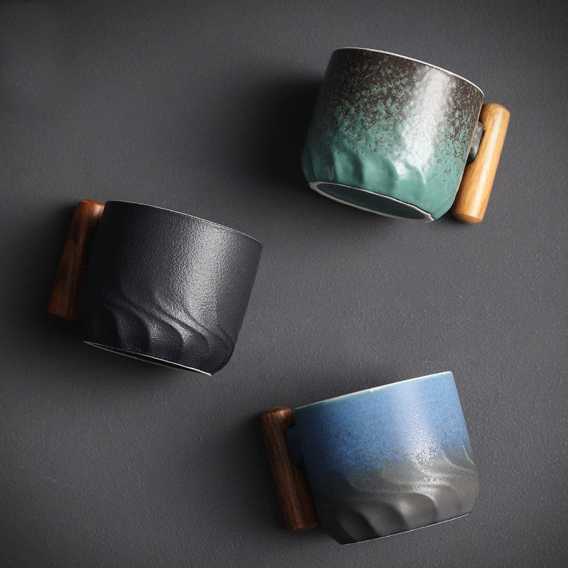 Espresso Cup with Bamboo Handle - Japanese-Inspired