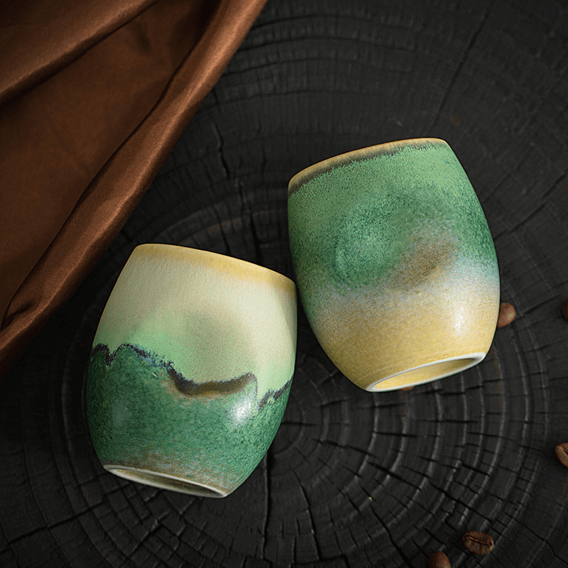 Ceramic Coffee Cup - Espresso Mug with Natural Glaze