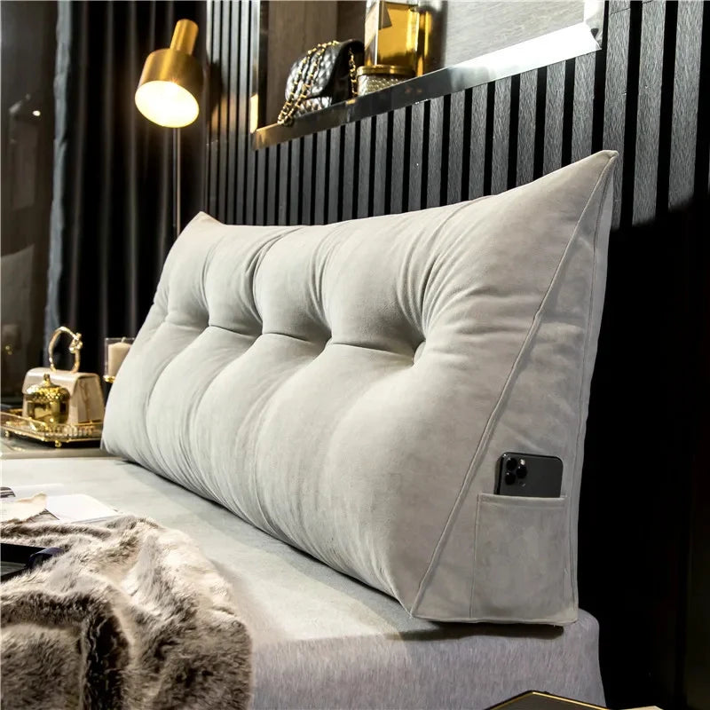 Luxury Wedge Pillow Gray