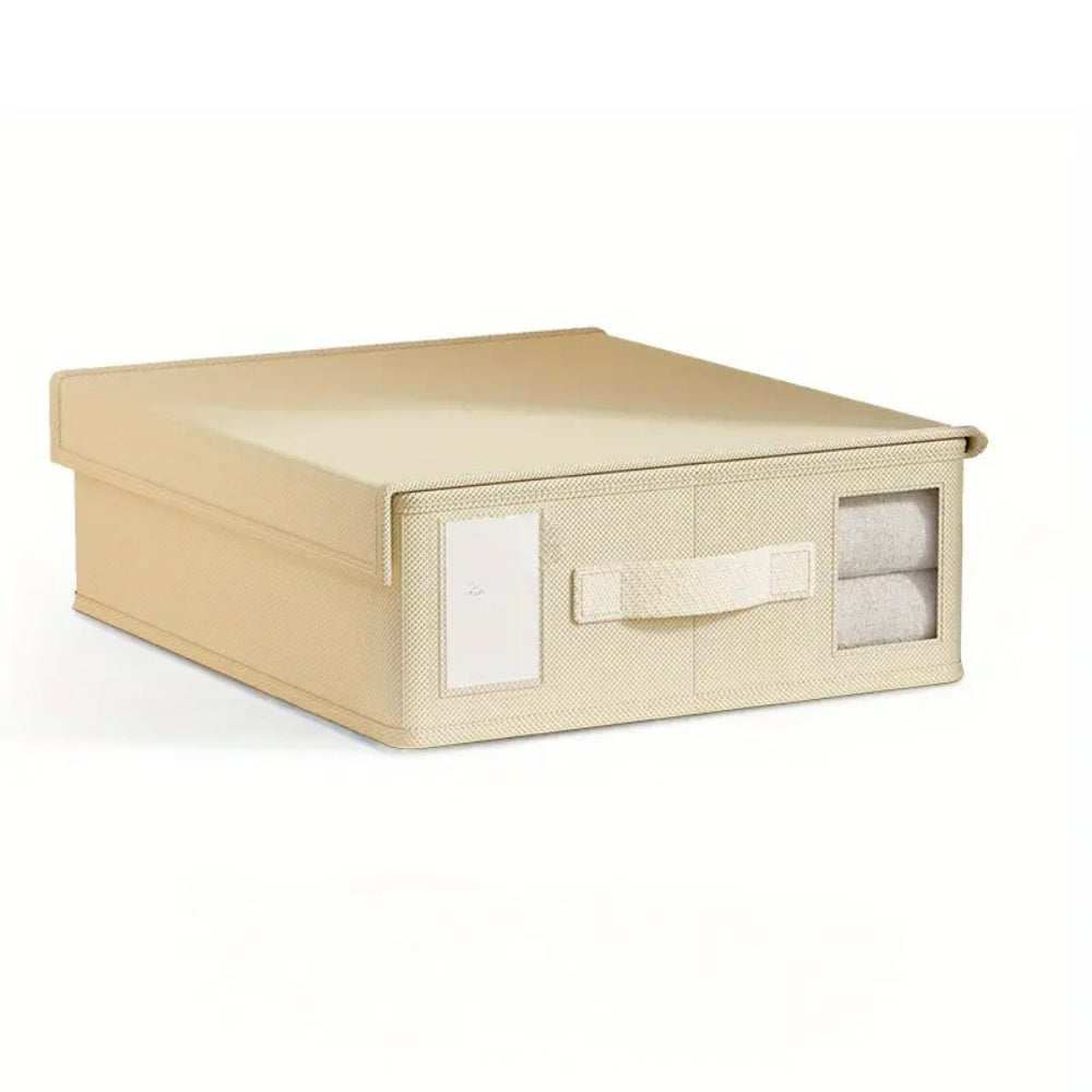 Foldable Bedsheet Organizer Beige