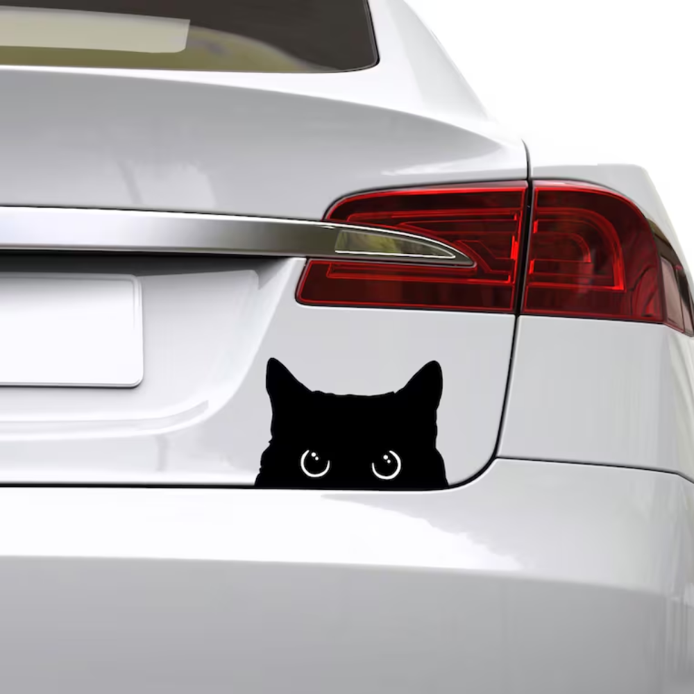 Sneaky Cat Sticker (BLACKLIST)