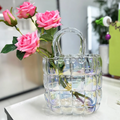 Glamour Glass Handbag Vase