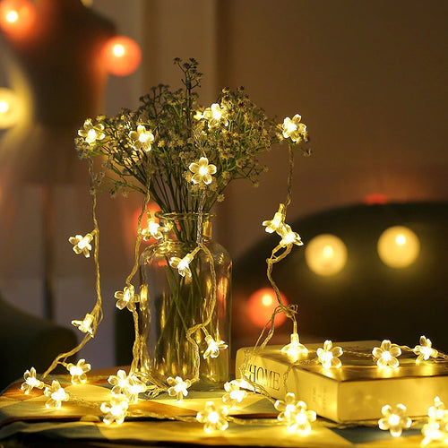 Blossom Flowers String Lights Warm White