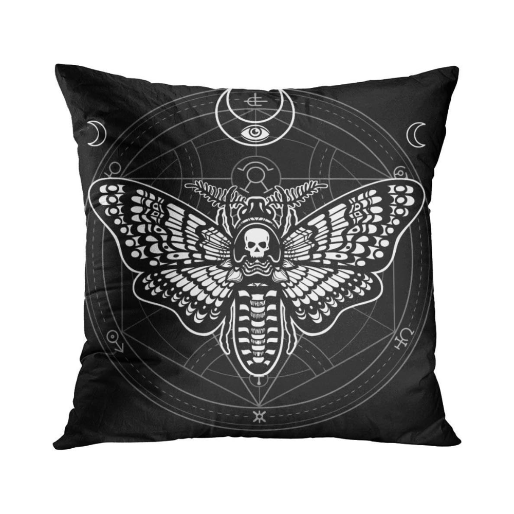 Midnight Mystique Cushion Cover Butterfly