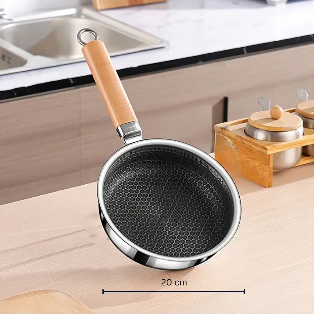 Nature Grip Stainless Steel Pan 8"
