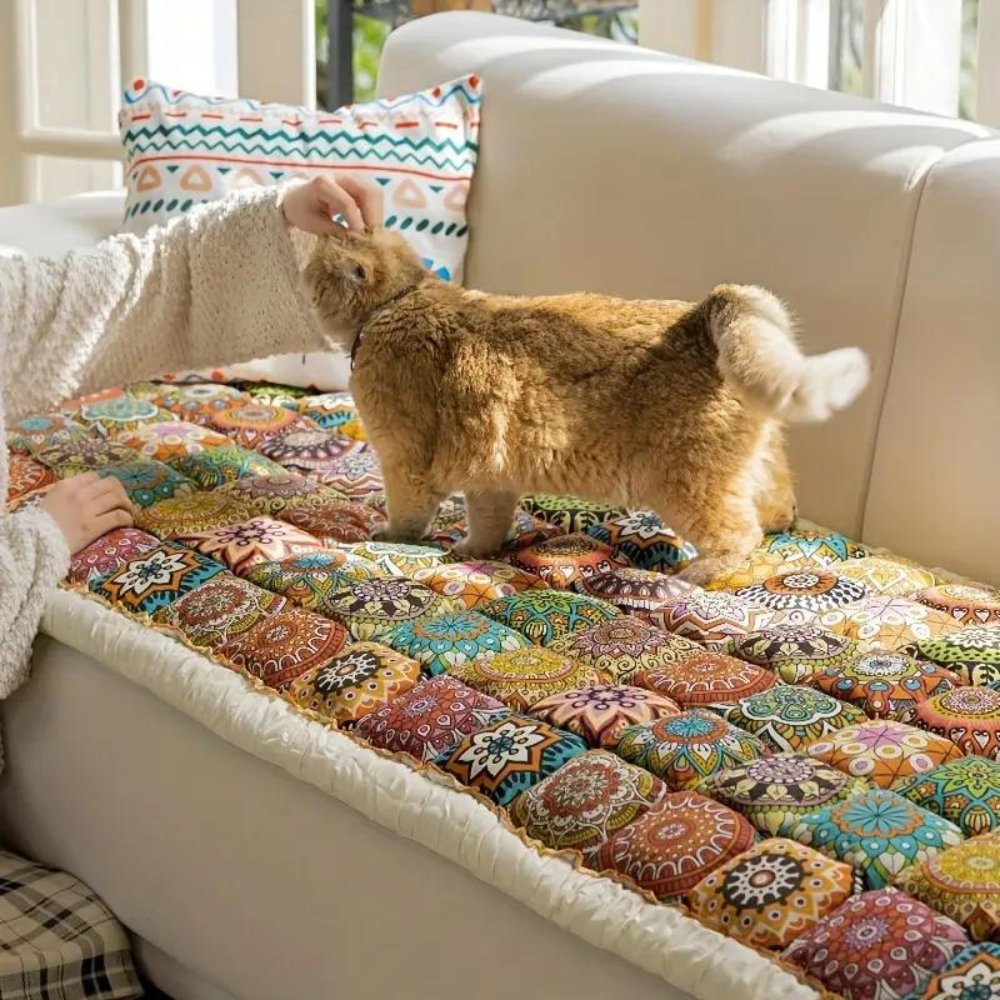 Stylish Protective Couch Cover Bohemian