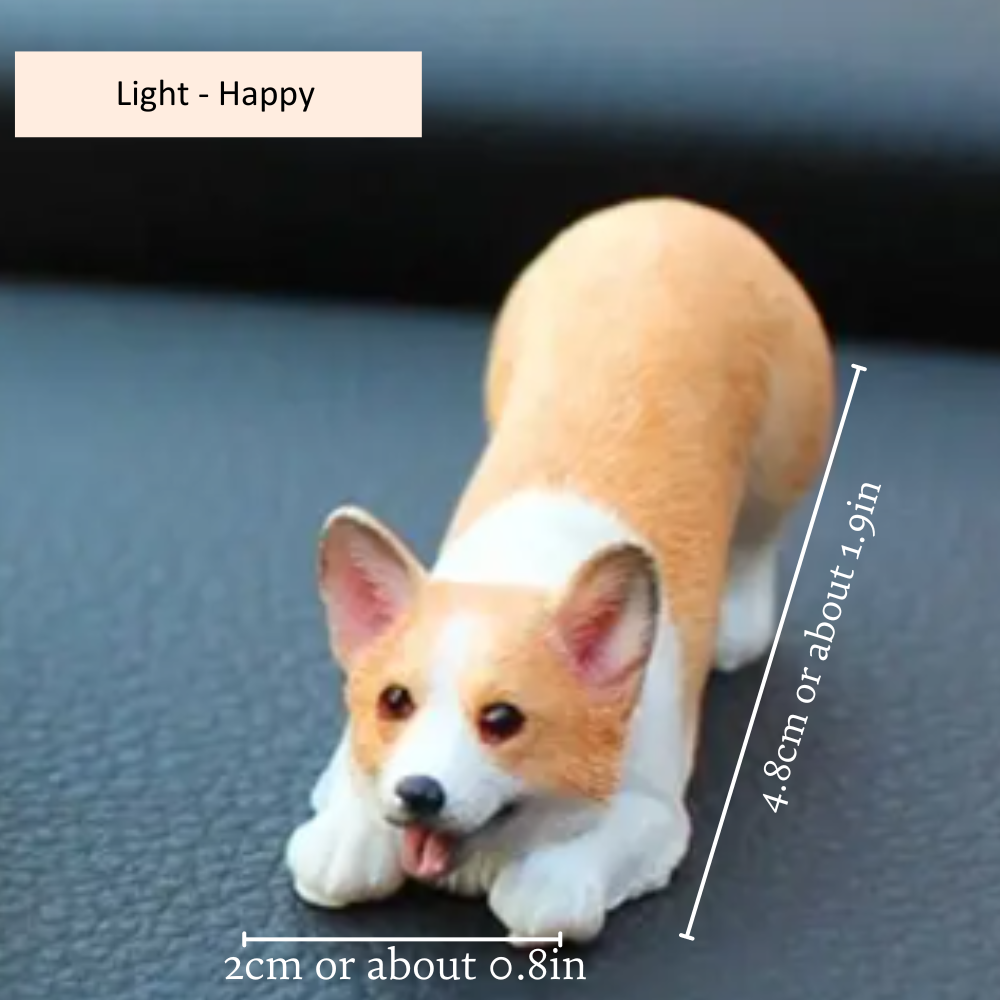 Mini Corgi Decoration Light Happy