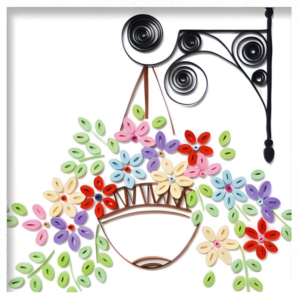 Paper Filigree Garden bouquet