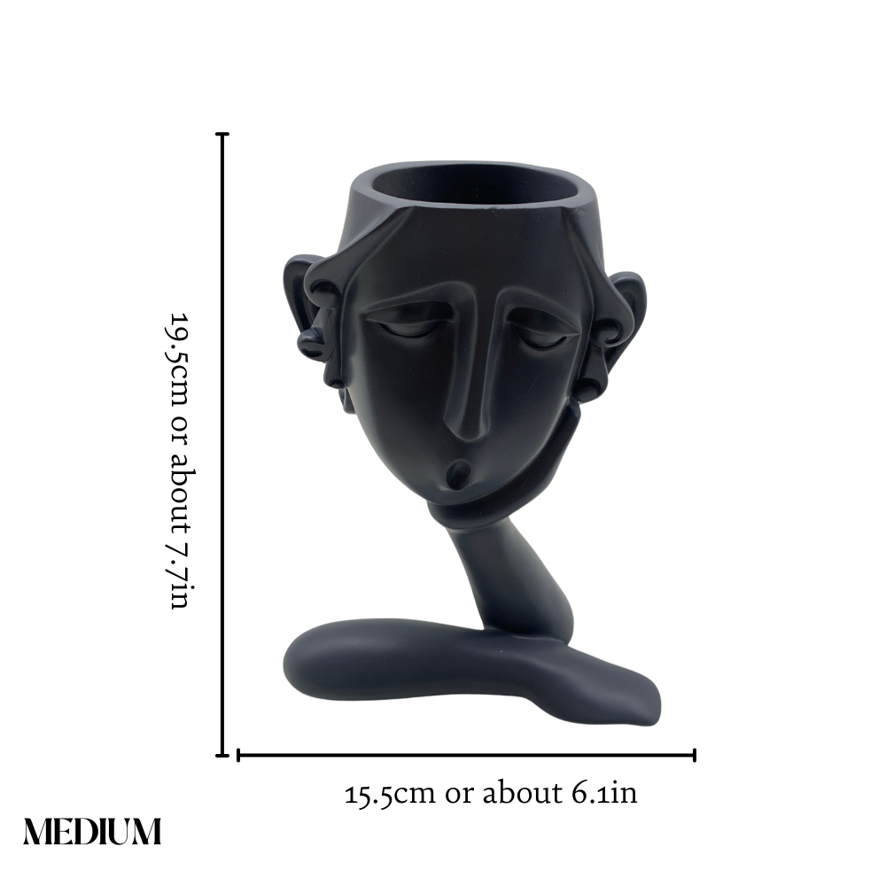 Conversational Portrait Planters Medium