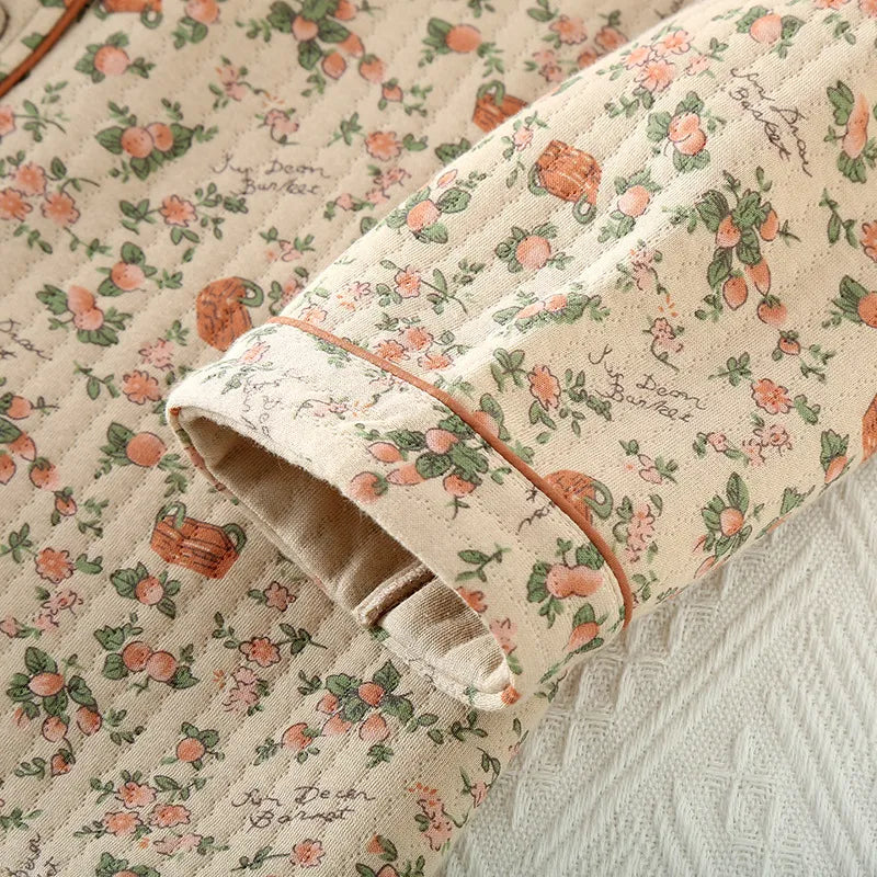 Women's Vintage Cotton Pajama Set