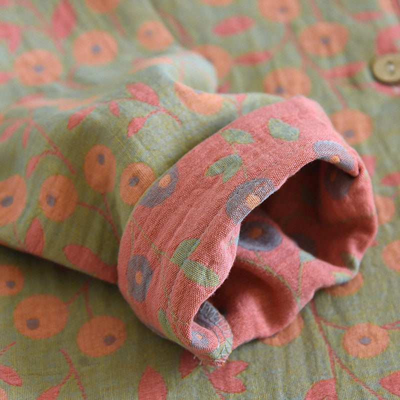 Women's Cotton Pajama Set - Top & Trousers