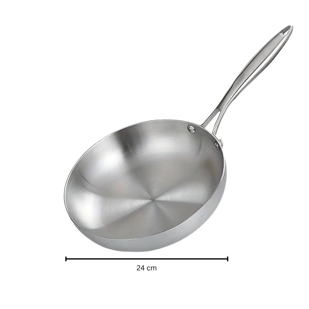 Stainless Steel Frying Pan 9.4"