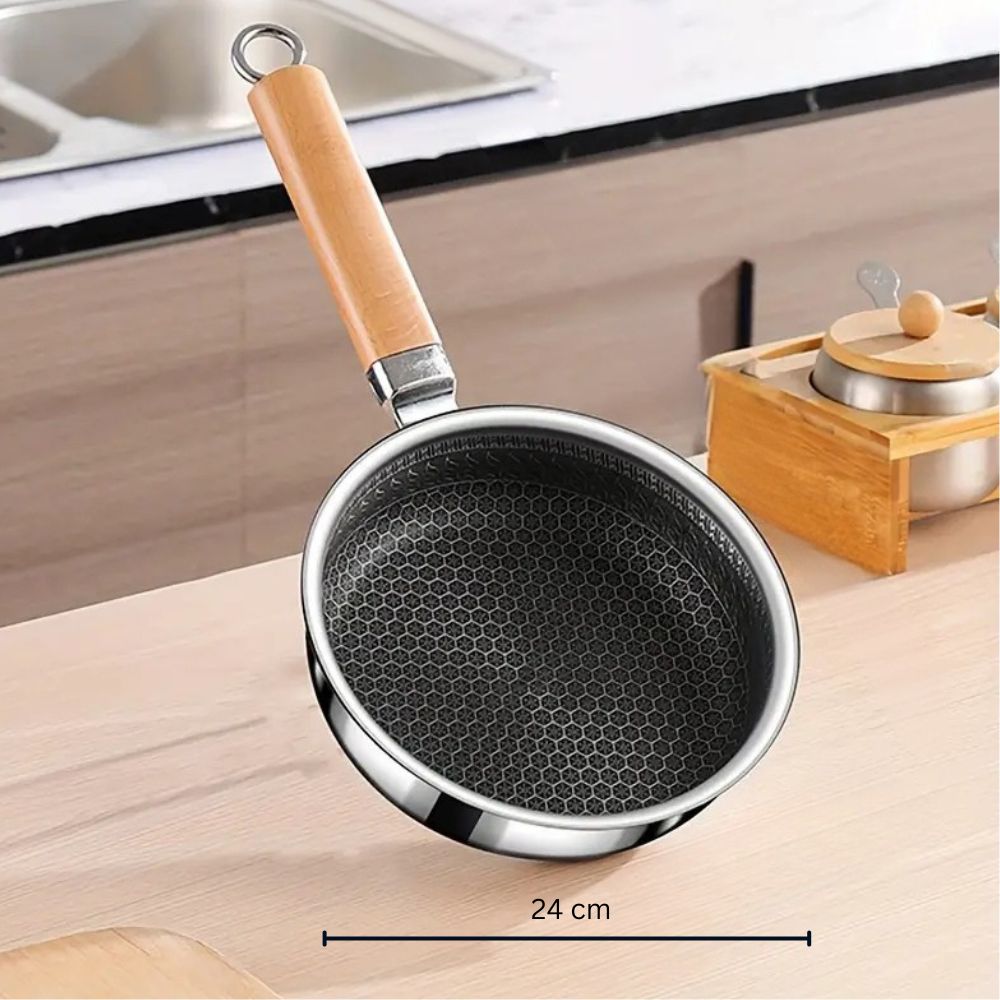 Nature Grip Stainless Steel Pan 9"