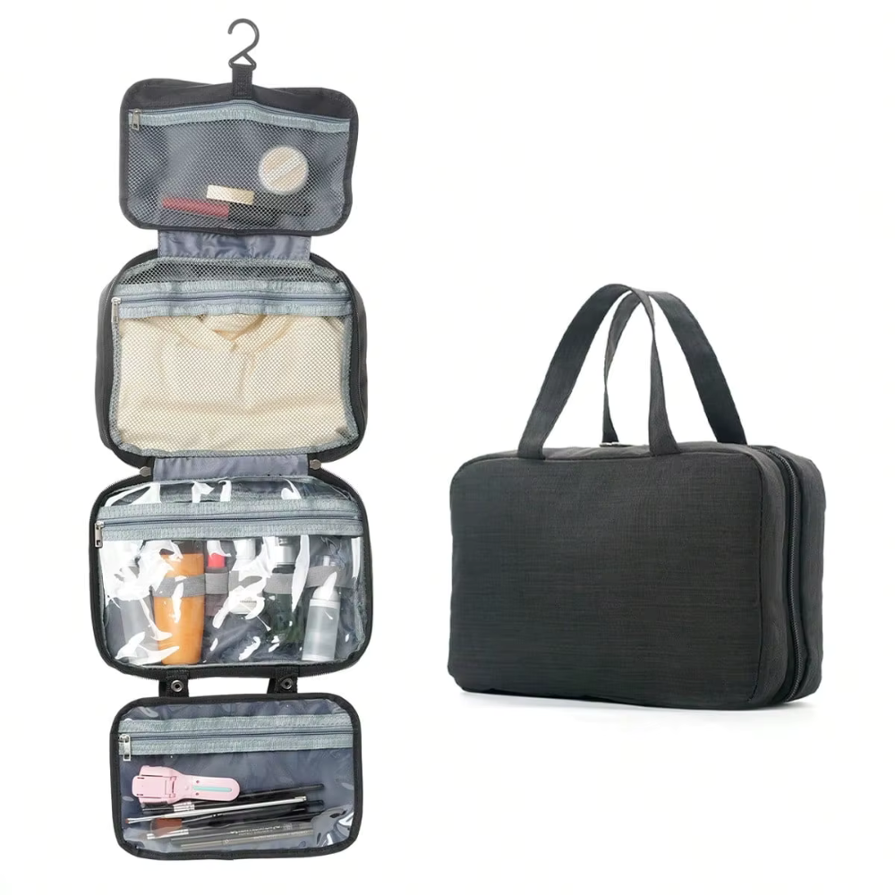 EasyCarry™ | Hanging Toiletry Bag Black