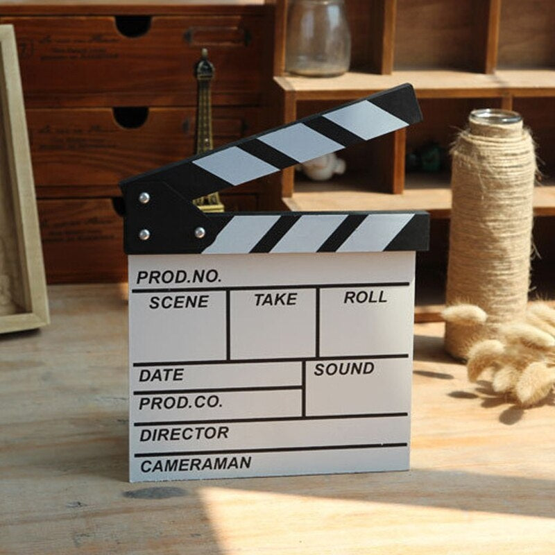 Action Movie Clapper White Small