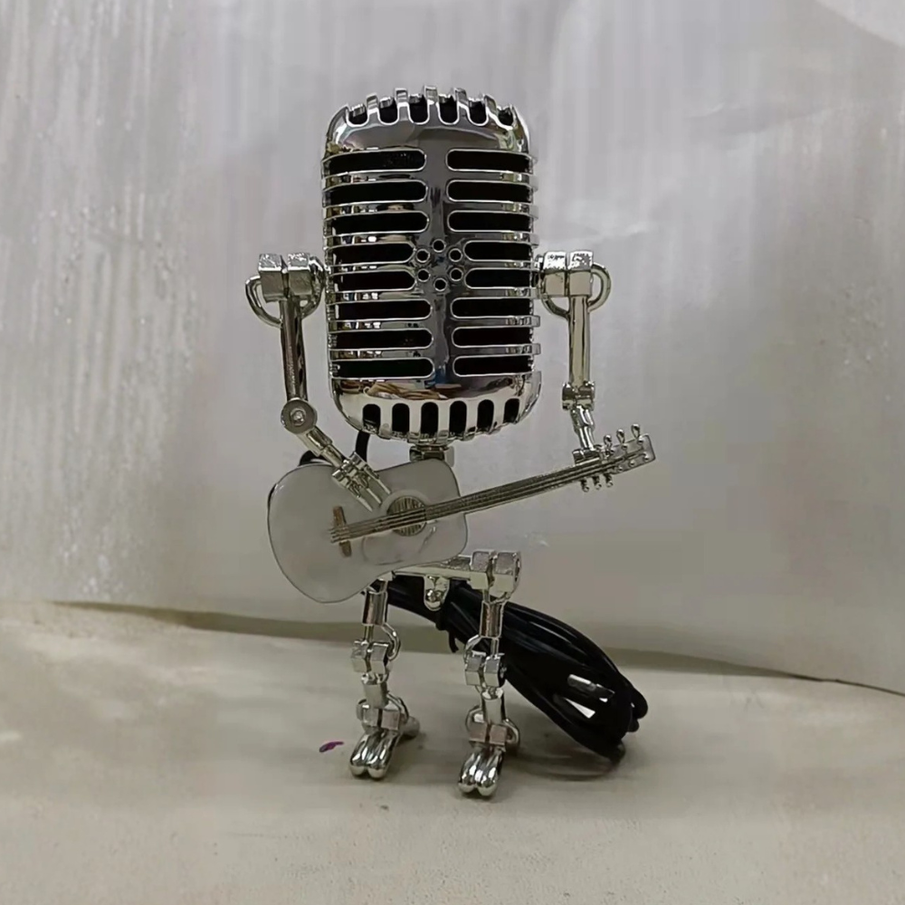 EchoGlow™ | Microphone Lamp White