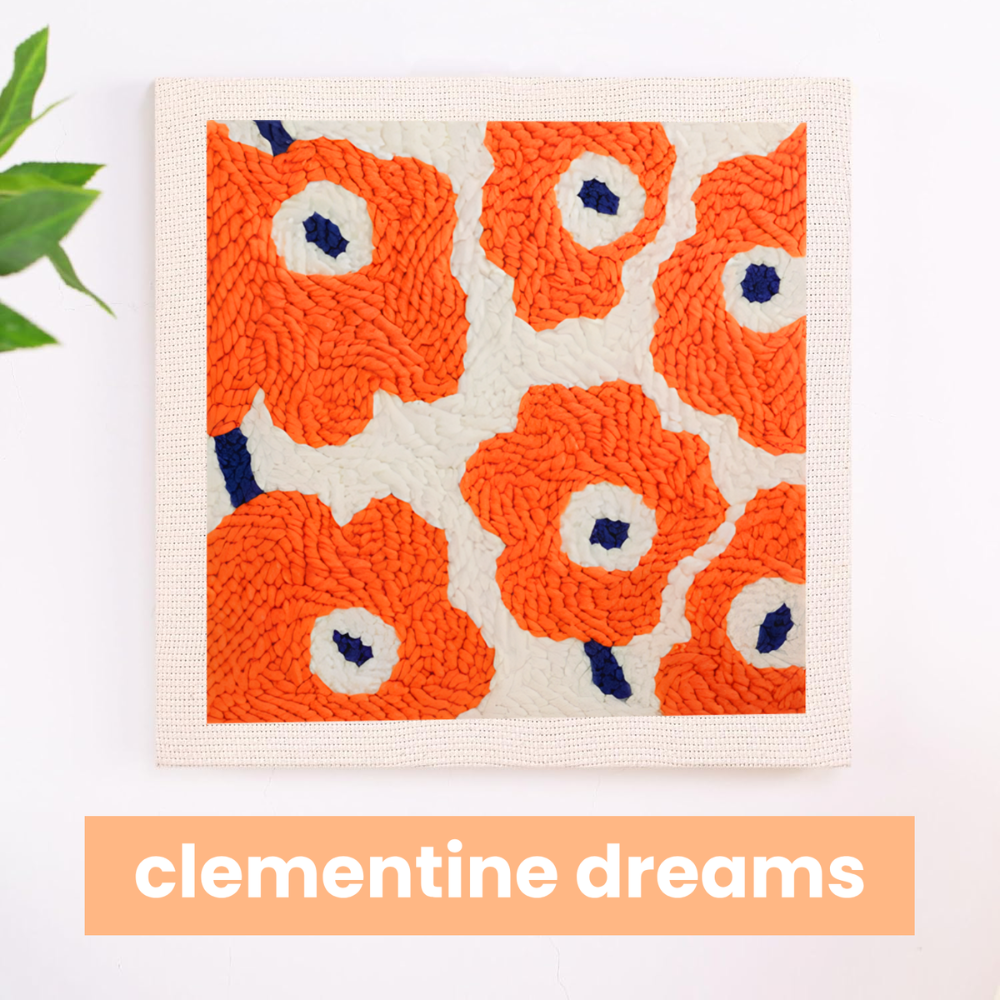 CozyArt™ | Punch Needling Kit Clementine Dreams