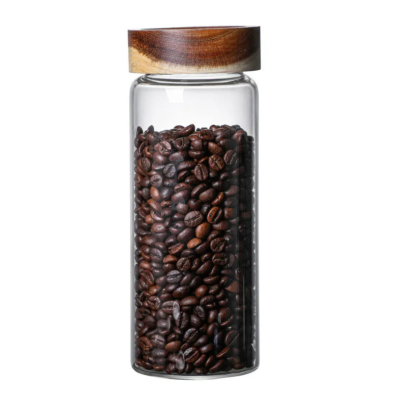 Espresso Coffee Storage Jar Tall 27oz