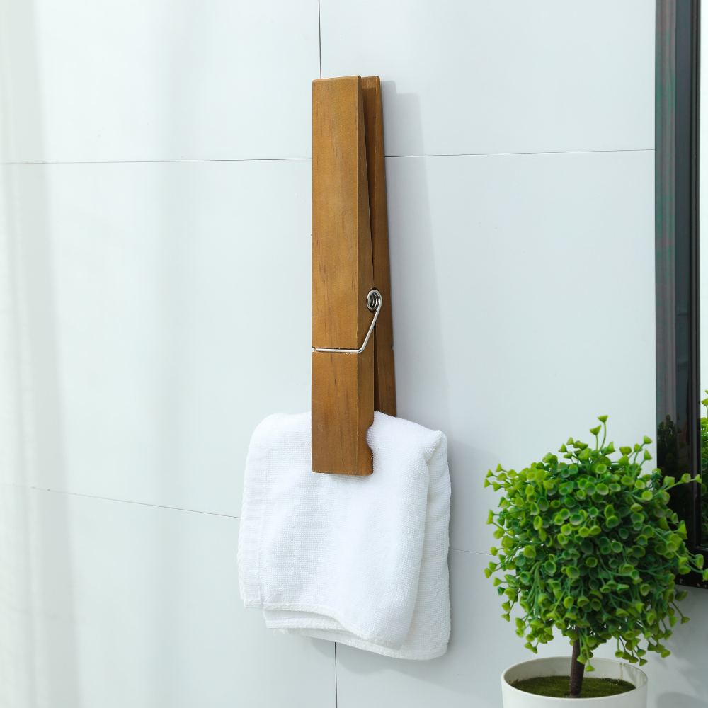 Big Grip Towel Clip Dark Walnut