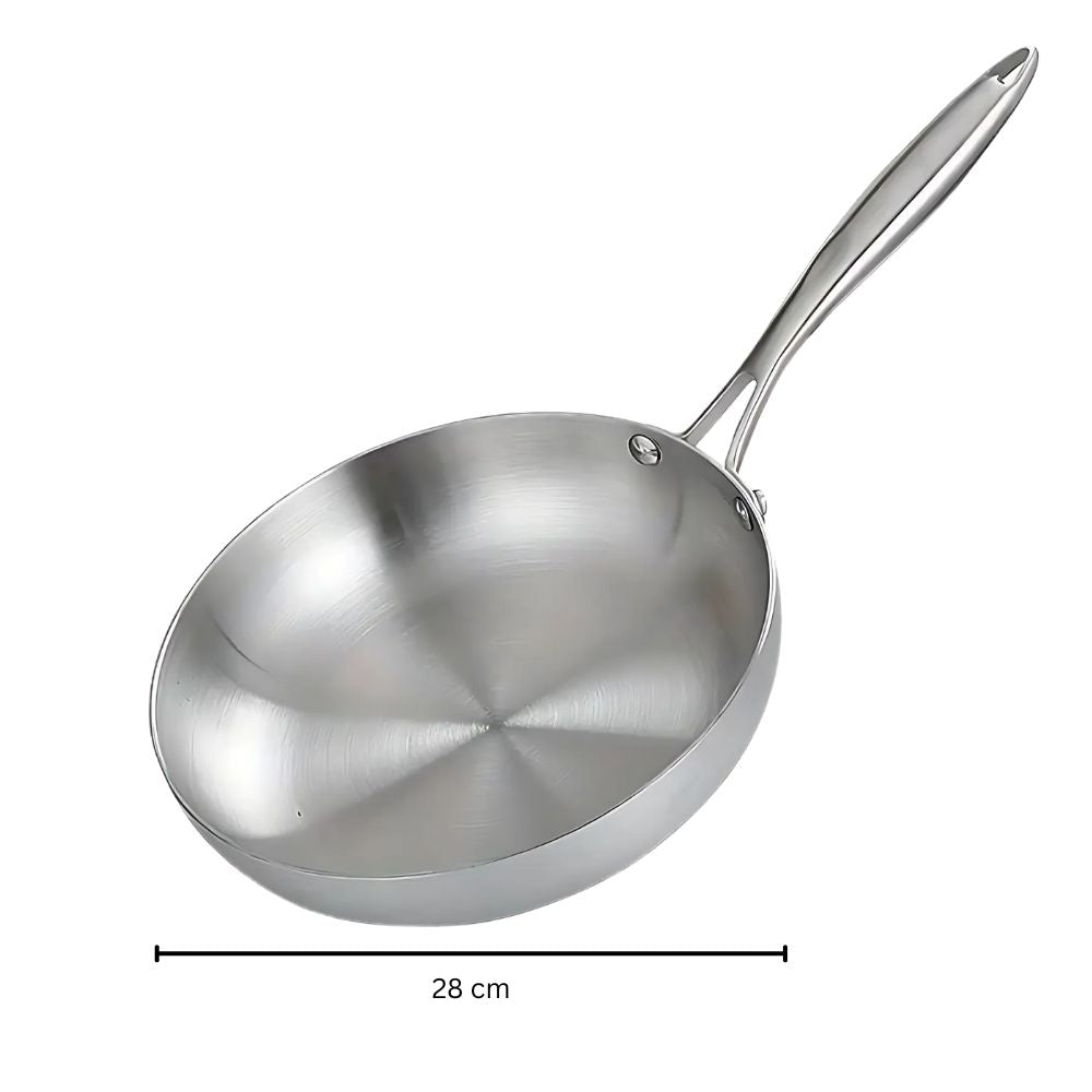 Stainless Steel Frying Pan 11"
