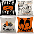 Halloween Time Cushion Covers 4 Pack Bundle (Save More)
