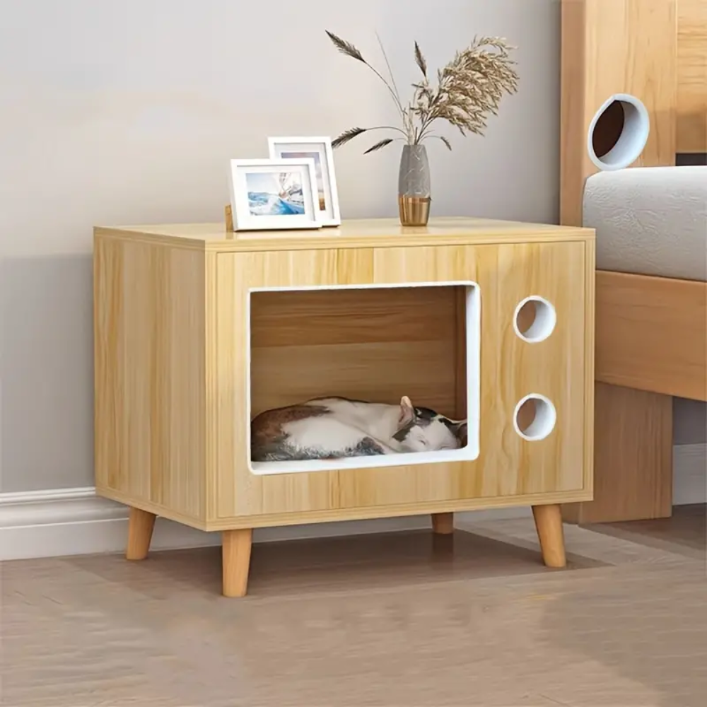 Pet Bed-Side Table Window